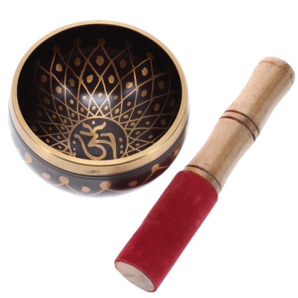 Brass Flower of Life Tibetan Singing Bowl 11cm Online now