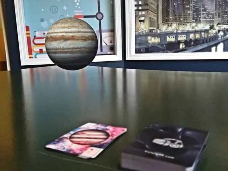 Space and Planets Augmented Reality Card Deck & Living in the Land Dinosaurs-AR Book - Bundle Online now