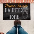 Large Home Sweet Haunted Home, Halloween Doormat, 24  x36  Hot on Sale