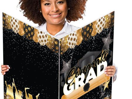 3  Giant Custom Congrats Grad Graduation Greeting Card Fashion