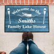 Personalized Family Lakehouse Doormat | Welcome to the Family Cheap