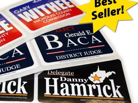 2 x3  Rectangle Lapel Sticker with Round Corners For Cheap