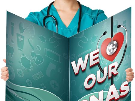 3  Jumbo We Love Our CNAs Thank You Card For Cheap