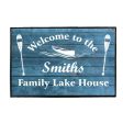 Personalized Family Lakehouse Doormat | Welcome to the Family Cheap