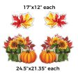 Autumn Greetings Fall Themed Yard Card, 12 pcs For Discount