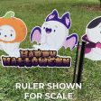 Cute Happy Halloween Ghost Yard Signs Supply