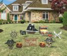 Halloween Pirate Yard Card Decoration Online