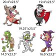 BOO! Halloween Characters Halloween Yard Card Decoration 11 pc Set Online Hot Sale