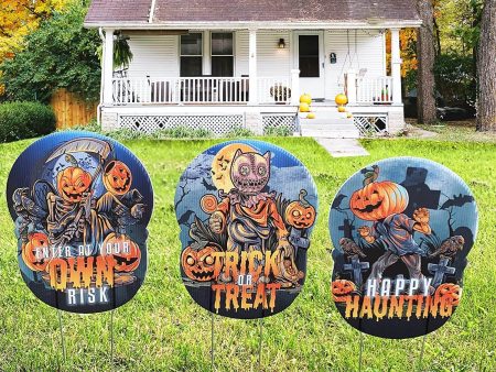 Beware Halloween Yard Signs on Sale