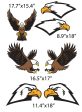 Eagle Mascot Yard Sign Accessory Set Online Hot Sale