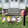 Cute Happy Halloween Ghost Yard Signs Supply