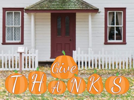 Give Thanks Thanksgiving Yard Decorations For Sale