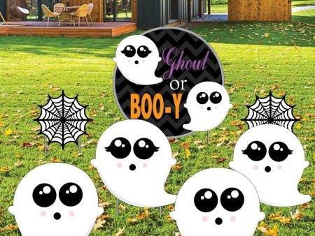 Ghoul or Boo-y Gender Reveal Yard Decorations Online