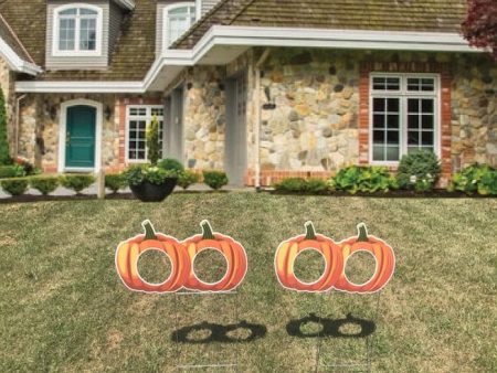 Halloween Pumpkins Photo Prop Cut Out Yard Card Discount