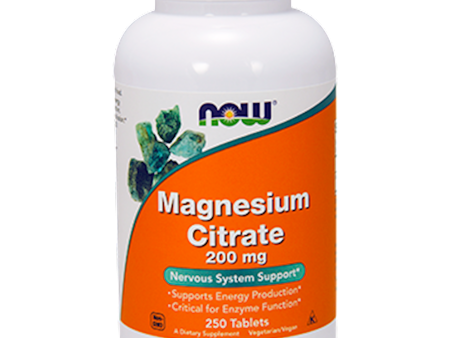 Magnesium Citrate 200 mg 250 tabs For Sale