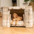 Dog Crate Set In Balmoral Natural Tweed by Lords & Labradors Cheap