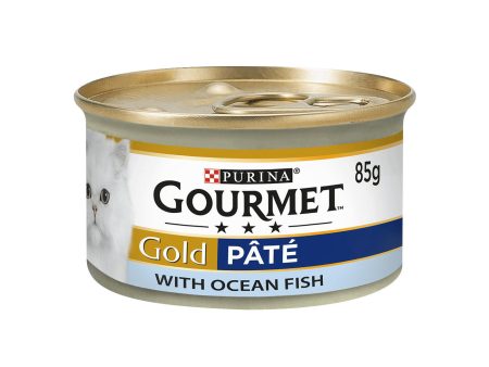 Gourmet Gold Ocean Fish Pate Cat Food (12 x 85g) For Discount