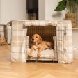 Dog Crate Set In Balmoral Natural Tweed by Lords & Labradors Cheap