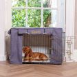 Dog Crate Cover in Oxford Herringbone Tweed by Lords & Labradors Discount