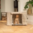 Dog Crate Cover in Natural Herringbone Tweed by Lords & Labradors Cheap