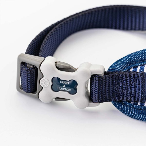 Hugo & Hudson Navy Stripe Dog Harness Supply