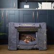 Dog Crate Set In Oxford Herringbone Tweed by Lords & Labradors For Sale