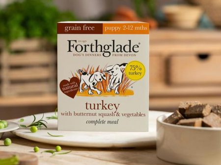 Forthglade Grain Free Puppy Turkey, Butternut Squash & Vegetables (Case of 18) Hot on Sale