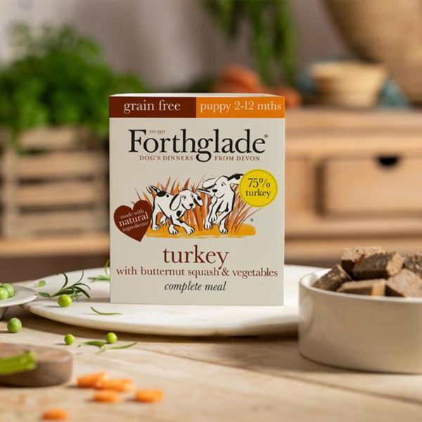 Forthglade Grain Free Puppy Turkey, Butternut Squash & Vegetables (Case of 18) Hot on Sale