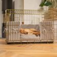 Dog Crate Bumper in Savanna Stone by Lords & Labradors Online Sale