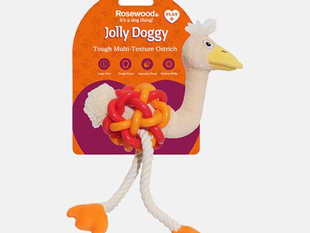 Rosewood Tough Multi Texture Ostrich Dog Toy For Discount