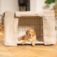 Dog Crate Cover in Natural Herringbone Tweed by Lords & Labradors Cheap