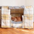 Dog Crate Cover in Balmoral Ochre Ash Tweed by Lords & Labradors Cheap