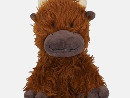 Tough Rope Fuzzy Cow Plush Dog Toy Online Hot Sale