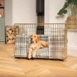 Dog Crate Bumper in Balmoral Dove Grey Tweed by Lords & Labradors on Sale