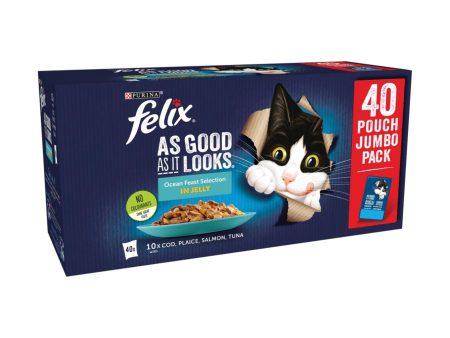 Felix As Good As It Looks Ocean Feasts (40 x 100g) Online Sale