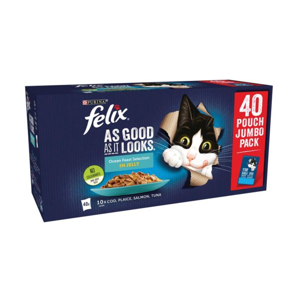 Felix As Good As It Looks Ocean Feasts (40 x 100g) Online Sale