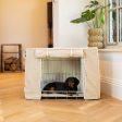 Dog Crate Cover In Savanna Oatmeal by Lords & Labradors Discount