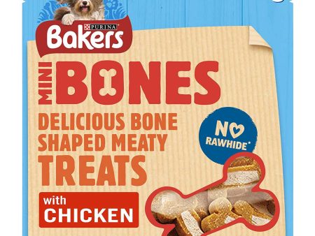 Bakers Mini Bones Chicken Dog Treats 94g Online