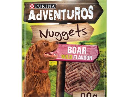 Purina ADVENTUROS Dog Treat Boar Wild Flavour Nuggets 90G For Discount